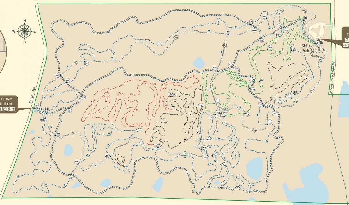 mapa je iz Libana brda trag