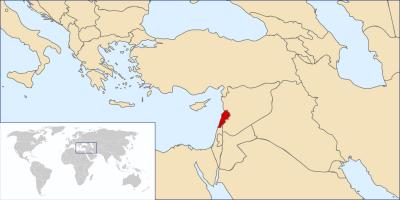 Mapa je iz Libana svijet 